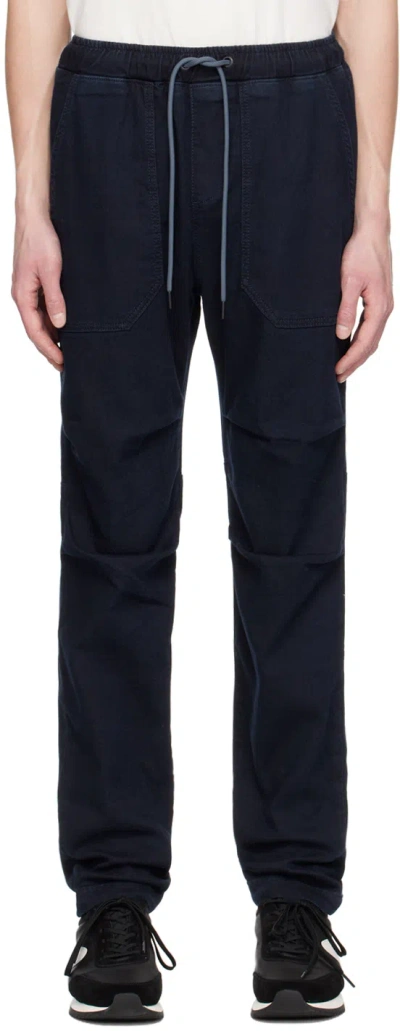 Rag & Bone Navy Oscar Lounge Pants In Rinse