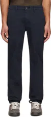 Rag & Bone Navy Standard Chino Trousers In Salute