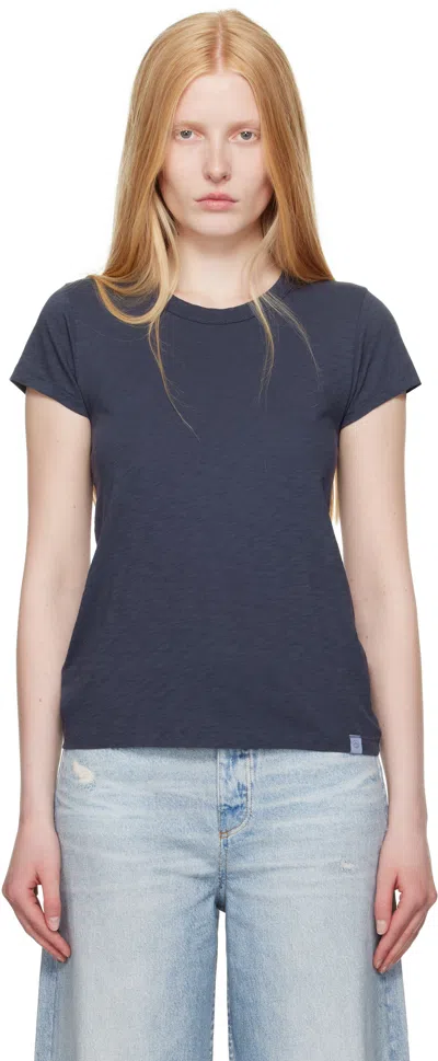 Rag & Bone Navy 'the Slub' T-shirt
