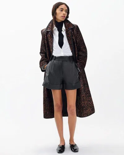 Rag & Bone Neila Leather Shorts In Black