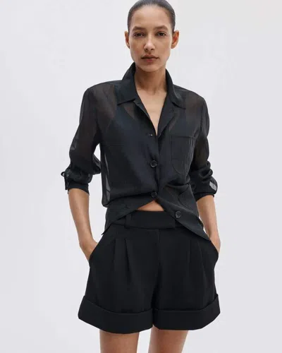 Rag & Bone Neila Refine Knit Short In Black