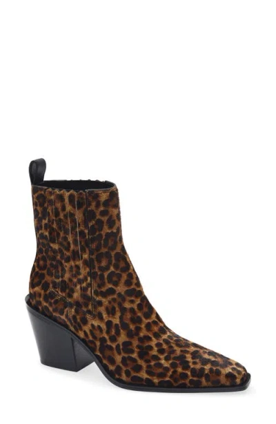 Rag & Bone Newbury Chelsea Boot In Animal Print