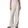 Rag & Bone Women's Newman Stripe Linen Pants In White