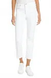 Rag & Bone Nina High-rise Ankle Flare Jean In White In White