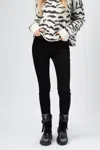 Rag & Bone Nina High Rise Ankle Skinny Jean In Black In Black