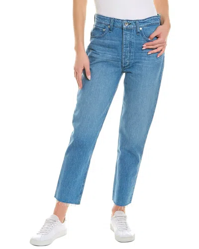 Rag & Bone Nina High-rise Poppy Ankle Cigarette Jean In Blue