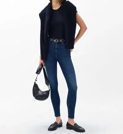 Rag & Bone Nina Skinny Jeans In Lulu In Blue