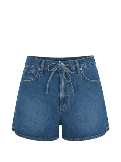 Rag & Bone Nolan Denim Shorts In Blue