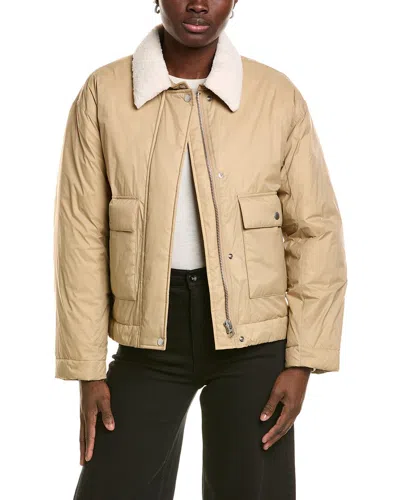 Rag & Bone Nonie Down Puffer Jacket In Neutral