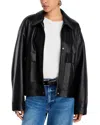 Rag & Bone Nonie Leather Jacket In Black