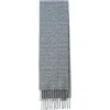 Rag & Bone Nora Twisty Fringe Scarf In Blue