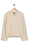 Rag & Bone Norma V-neck Sweater In Neutral