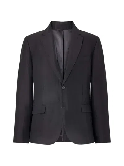 Rag & Bone Notched-lapel Single-breasted Blazer In Black