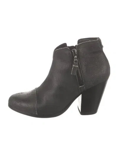 Pre-owned Rag & Bone Nubuck Boots In Gray