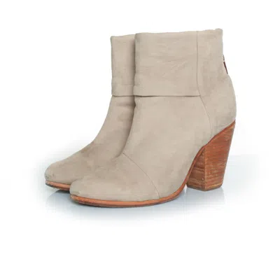 Rag & Bone , Ny Newbury Back Zip Ankle Boots In Nude