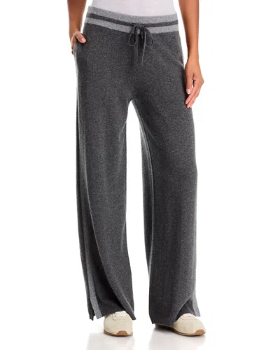Rag & Bone Nyla Cashmere Wide Leg Pants In Black