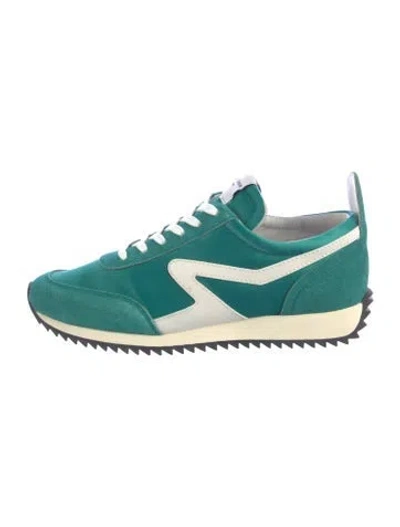 Pre-owned Rag & Bone Nylon Athletic Sneakers In Blue/green