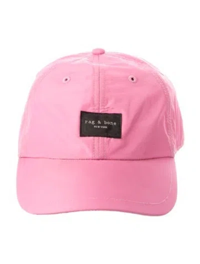 Pre-owned Rag & Bone Nylon Baseball Cap In Pink