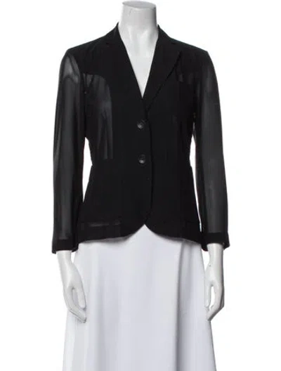 Pre-owned Rag & Bone Nylon Blazer In Black