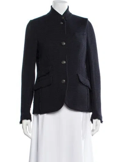 Pre-owned Rag & Bone Nylon Blazer In Blue