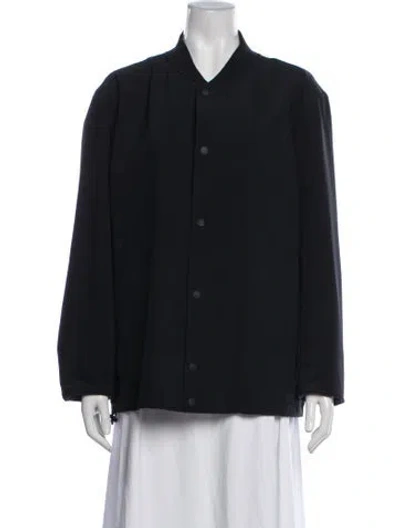 Pre-owned Rag & Bone Nylon Bomber Jacket In Black
