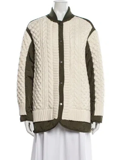 Pre-owned Rag & Bone Nylon Bomber Jacket In Neutrals