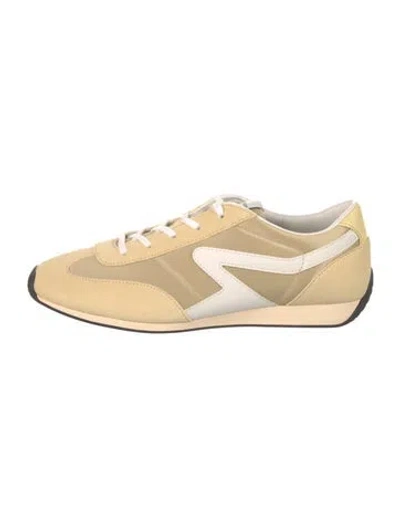 Pre-owned Rag & Bone Nylon Colorblock Pattern Sneakers W/ Tags In Neutral