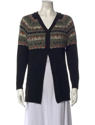 Pre-owned Rag & Bone Nylon Crew Neck Sweater In Black