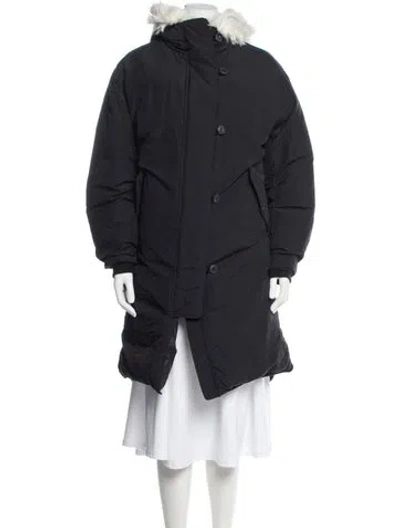 Pre-owned Rag & Bone Nylon Down Coat In Black