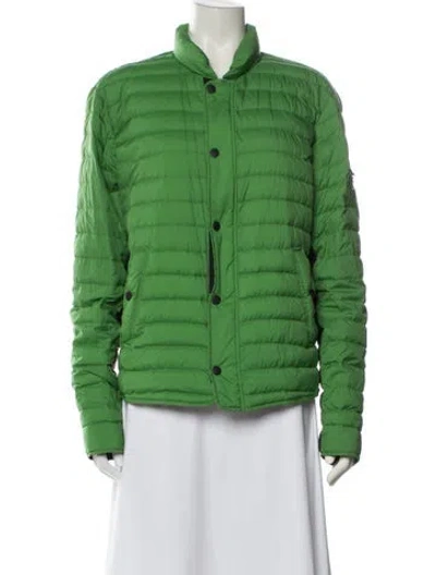 Pre-owned Rag & Bone Nylon Down Jacket In Green