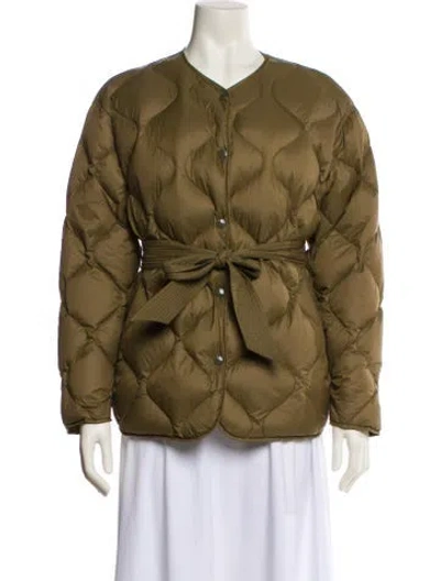 Pre-owned Rag & Bone Nylon Down Jacket In Green