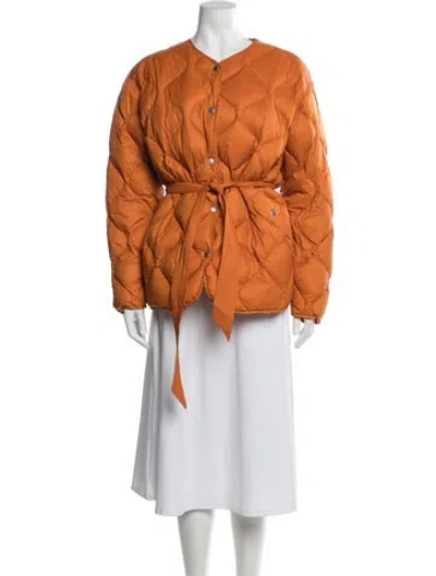 Pre-owned Rag & Bone Nylon Down Jacket In Orange