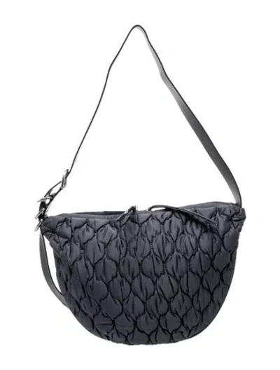 Pre-owned Rag & Bone Nylon Hobo In Blue