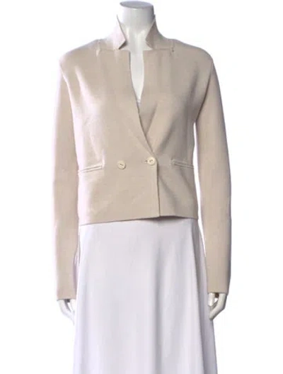 Pre-owned Rag & Bone Nylon Open Front Sweater In Neutrals/white