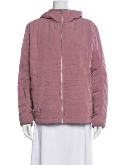 Pre-owned Rag & Bone Nylon Patterned Jacket In Purple