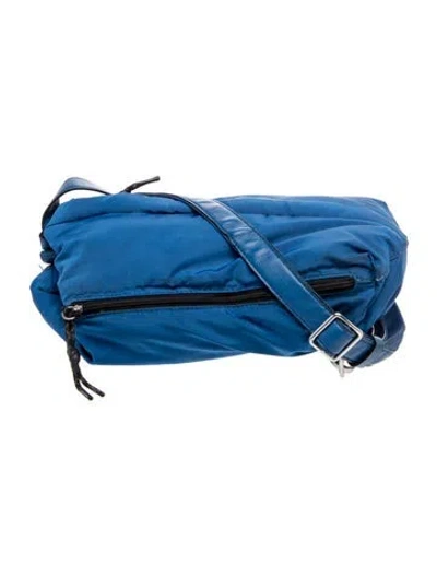 Pre-owned Rag & Bone Nylon Shoulder Bag In Blue