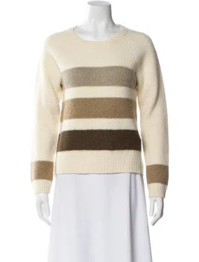 Pre-owned Rag & Bone Nylon Striped Sweater In Neutral