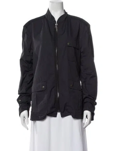 Pre-owned Rag & Bone Nylon Utility Jacket In Black