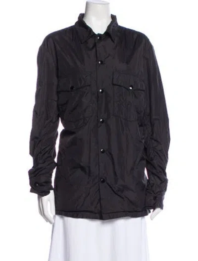 Pre-owned Rag & Bone Nylon Utility Jacket In Gray