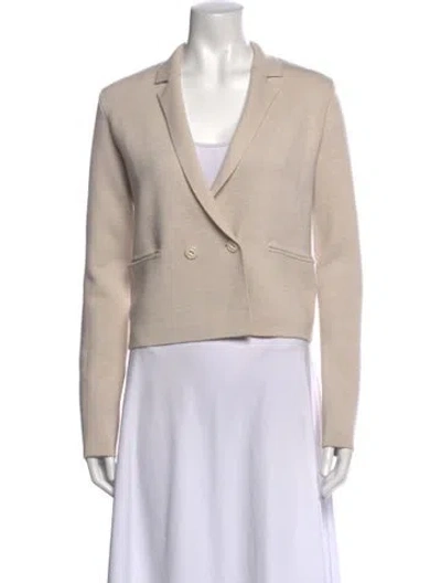 Pre-owned Rag & Bone Nylon V-neck Sweater In Neutrals