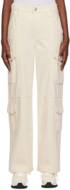 Rag & Bone Featherweight Cailyn Cargo Jeans In Ecru