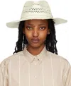 Rag & Bone Off-white Elle Perf Fedora In Natural