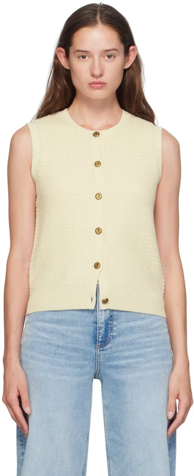 Rag & Bone Off-white Jax Vest In Turtledove