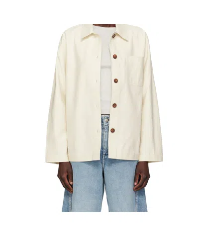 Rag & Bone Off-white Savannah Shirt Jacket