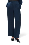 Rag & Bone Olivia Pull-on Wide Leg Pants In Blue