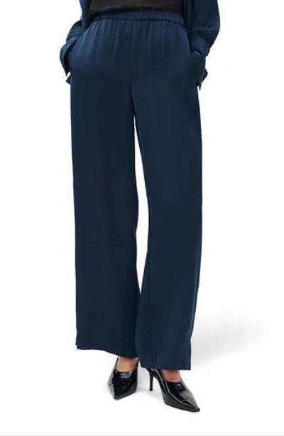Rag & Bone Olivia Pull-on Wide Leg Pants In Sail