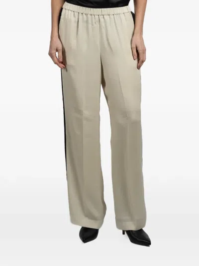 Rag & Bone Olivia Side-stripe Trousers In Neutral