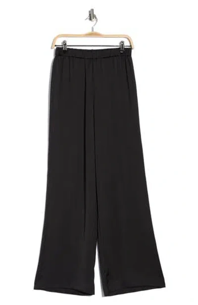 Rag & Bone Olivia Wide Leg Pull-on Pants In Black