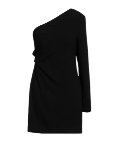 Rag & Bone One-shoulder Dress In Black