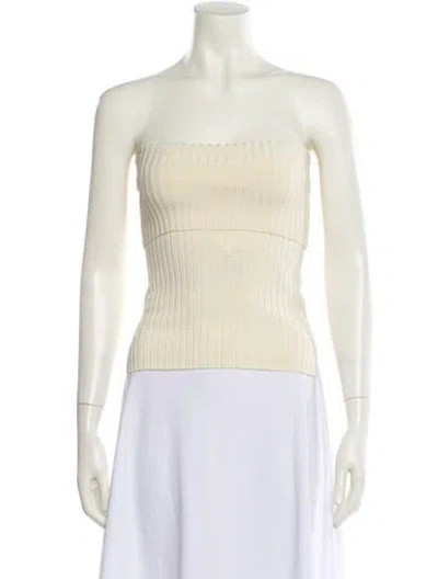 Pre-owned Rag & Bone One-shoulder Sweater In Neutral